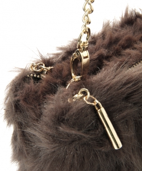 A part by(アパートバイ)の「FファースクエアBAG 770994 (ショルダーバッグ・レディース・ブラウン/レッド・FREE)」の7枚目の写真