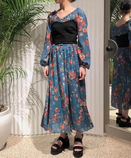 Snidel スナイデル の シースループリントロングワンピース ワンピース Wear