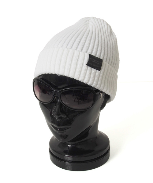 TopIsm（トップイズム）の「ユニセックス リブ編み ニットキャップ（ニットキャップ/ビーニー・メンズ・ブラック/グレー/チャコール/ネイビー/ホワイト/カーキ/ブラック系その他/グレー系その他/グレー系その他2/ブルー系その他/ホワイト系その他/グリーン系その他/ブラック系その他3/ブラック系その他2/その他7/その他3/その他4/その他5/その他2/その他1/その他6・F）」の3枚目の写真