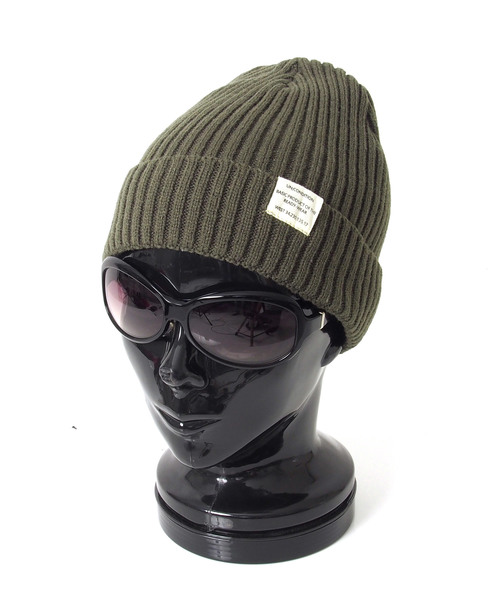 TopIsm（トップイズム）の「ユニセックス リブ編み ニットキャップ（ニットキャップ/ビーニー・メンズ・ブラック/グレー/チャコール/ネイビー/ホワイト/カーキ/ブラック系その他/グレー系その他/グレー系その他2/ブルー系その他/ホワイト系その他/グリーン系その他/ブラック系その他3/ブラック系その他2/その他7/その他3/その他4/その他5/その他2/その他1/その他6・F）」の12枚目の写真