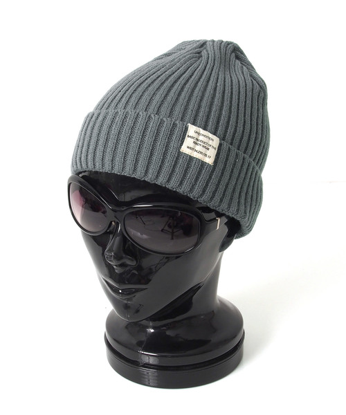 TopIsm（トップイズム）の「ユニセックス リブ編み ニットキャップ（ニットキャップ/ビーニー・メンズ・ブラック/グレー/チャコール/ネイビー/ホワイト/カーキ/ブラック系その他/グレー系その他/グレー系その他2/ブルー系その他/ホワイト系その他/グリーン系その他/ブラック系その他3/ブラック系その他2/その他7/その他3/その他4/その他5/その他2/その他1/その他6・F）」の10枚目の写真