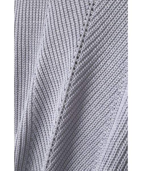 FREE'S MART(フリーズマート)の「透かし柄ハイネックニット(ニット/セーター・レディース・ブラック/ブルー/ホワイト・FREE)」の8枚目の写真