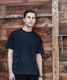 MR.OLIVE | SUPER FAST DRYING PLAINSTITCH / BIG SILHOUTTE SWITCH SLEEVE T-SHIRT(Tシャツ/カットソー)