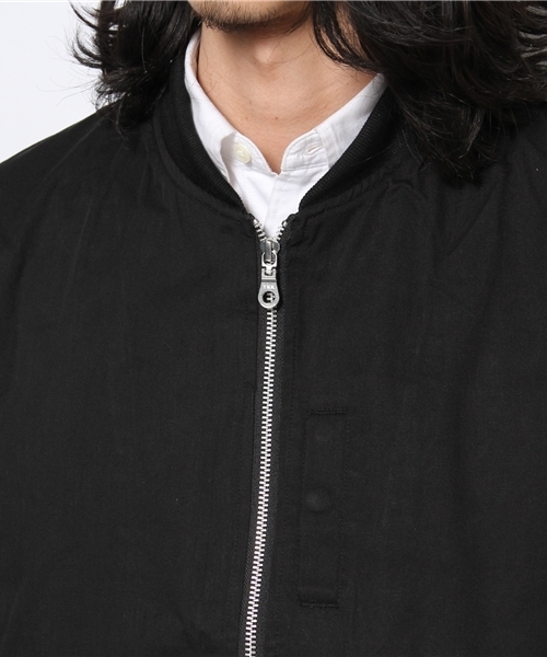 WEGO（ウィゴー）の「WEGO/MA－1ブルゾン（ブルゾン・メンズ・ブラック/ベージュ・MEDIUM/LARGE）」の7枚目の写真