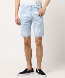 デニム迷彩柄ショートパンツ