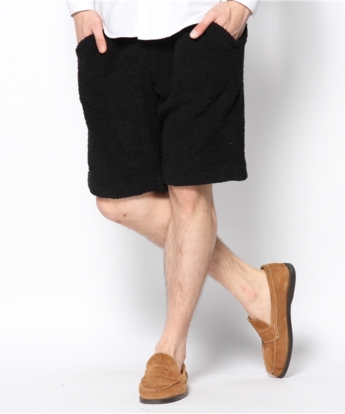 UNITED ARROWS（ユナイテッドアローズ）の「UA ボアパイルショーツ(13ss pp)◆（その他パンツ・メンズ・オフホワイト/ブラック/ネイビー・X-SMALL/SMALL/MEDIUM/LARGE/X-LARGE）」の2枚目の写真
