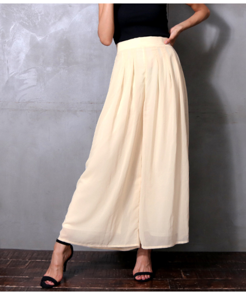 Anap アナップ の シフォンワイドパンツ その他パンツ Wear