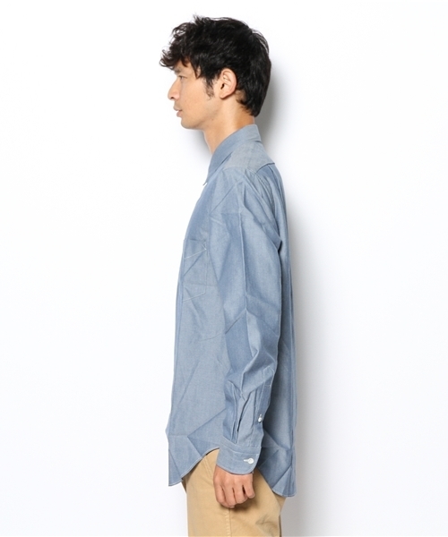 SUN/kakke（サンカッケー）の「INDIGO（シャツ/ブラウス・メンズ・ブルー/ネイビー・MEDIUM/SMALL）」の3枚目の写真