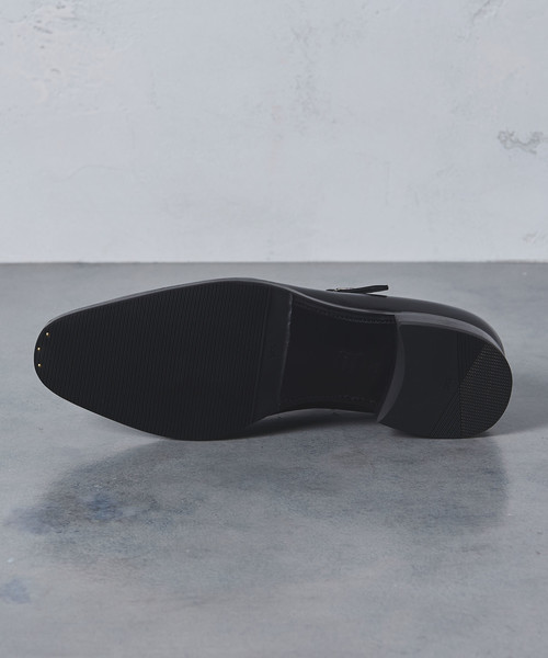 UNITED ARROWS（ユナイテッドアローズ）の「UABS レザー シングルモンクストラップ（ドレスシューズ・メンズ・ブラック・7/8h/9/6/8/7h/6h/9h）」の5枚目の写真