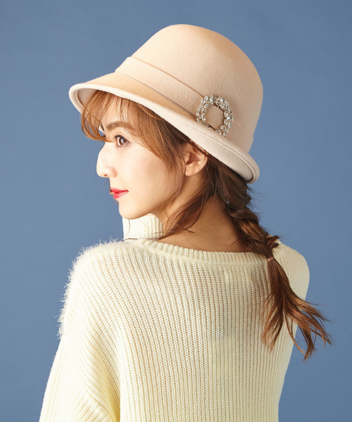ビジュー付クロッシェ ハット Miia ミーア のファッション Miia ミーア のハット ビジュー付クロッシェ をセール価格で購入できます Roomys セール