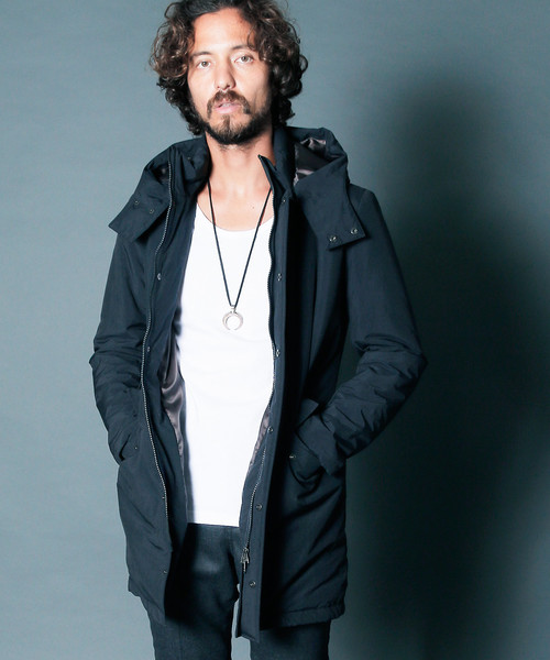 Magine（マージン）の「NYLON THINSULATE STAND HOOD COAT:ナイロン