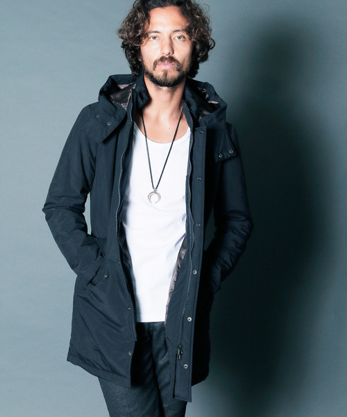 Magine（マージン）の「NYLON THINSULATE STAND HOOD COAT:ナイロン