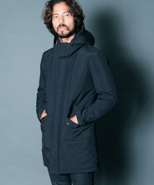 Magine（マージン）の「NYLON THINSULATE STAND HOOD COAT:ナイロン