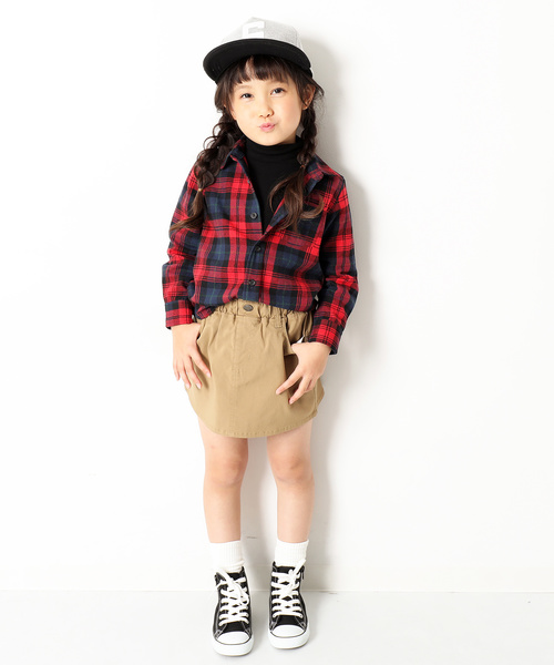devirock(デビロック)の「厚手もっちりハイネック長袖Tシャツ(Tシャツ/カットソー・キッズ・ヘザーチャコール/ブラック/ネイビー・100cm/110cm/120cm/130cm/140cm/150cm/160cm)」の4枚目の写真