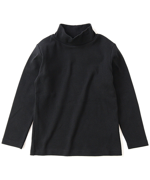devirock(デビロック)の「厚手もっちりハイネック長袖Tシャツ(Tシャツ/カットソー・キッズ・ヘザーチャコール/ブラック/ネイビー・100cm/110cm/120cm/130cm/140cm/150cm/160cm)」の12枚目の写真