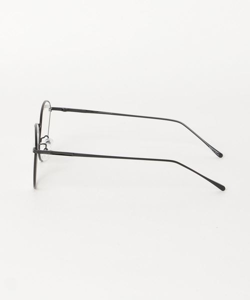 flower（フラワー）の「スリムフレームグラス（メガネ・レディース・ブラック/ブラウン・FREE）」の4枚目の写真