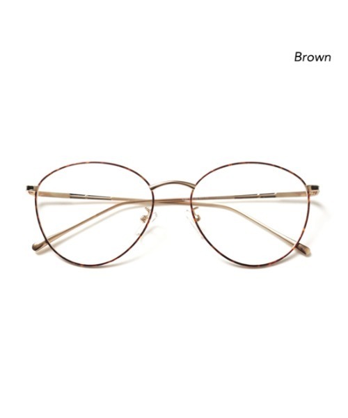 flower（フラワー）の「スリムフレームグラス（メガネ・レディース・ブラック/ブラウン・FREE）」の6枚目の写真