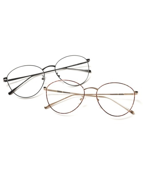 flower（フラワー）の「スリムフレームグラス（メガネ・レディース・ブラック/ブラウン・FREE）」の7枚目の写真