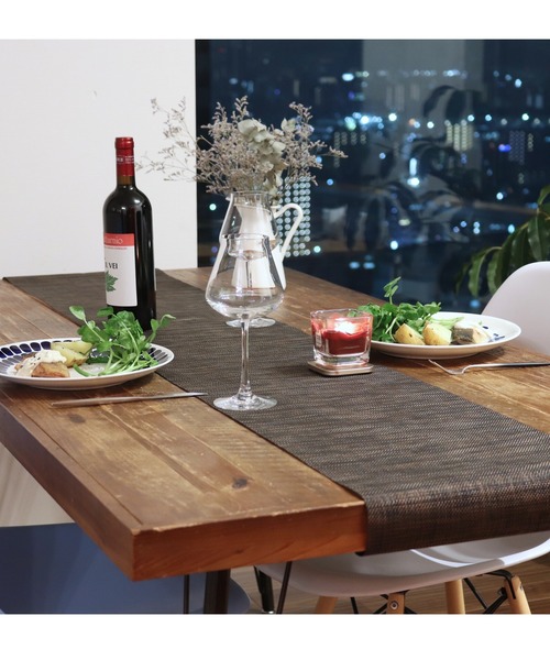 Jubilee(ジュビリー)の「撥水PVC テーブルランナー(ランチョンマット/テーブルウェア・レディース・ブラック/ブラウン/ホワイト/ベージュ/シルバー/ゴールド/ブラック系その他/ブラウン系その他/ブルー系その他/シルバー系その他/ブラック×シルバー/ブラック系その他2/ブロンズ/ピンク/イエロー/ブルー/マルチ/ブルー系その他2・FREE)」の18枚目の写真