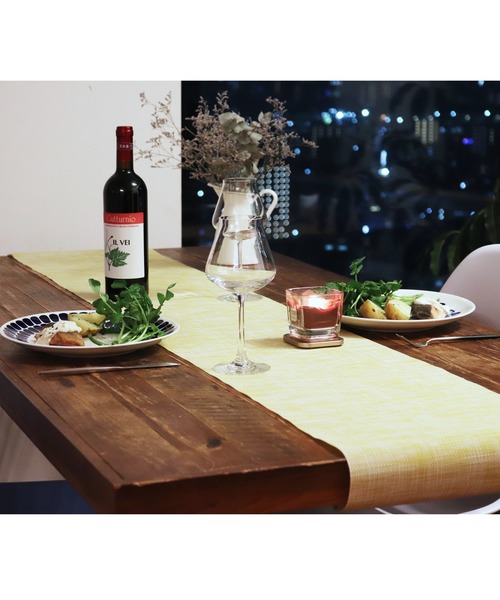 Jubilee(ジュビリー)の「撥水PVC テーブルランナー(ランチョンマット/テーブルウェア・レディース・ブラック/ブラウン/ホワイト/ベージュ/シルバー/ゴールド/ブラック系その他/ブラウン系その他/ブルー系その他/シルバー系その他/ブラック×シルバー/ブラック系その他2/ブロンズ/ピンク/イエロー/ブルー/マルチ/ブルー系その他2・FREE)」の12枚目の写真