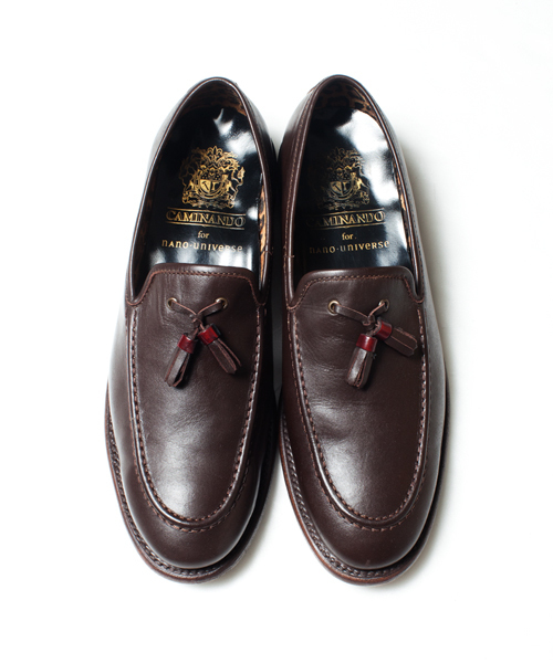 NANO universe(ナノユニバース)の「CAMINANDO(カミナンド)/ 別注TASSEL LOAFER(ドレスシューズ・メンズ・ブラック/ブラウン・7/8/9)」の9枚目の写真