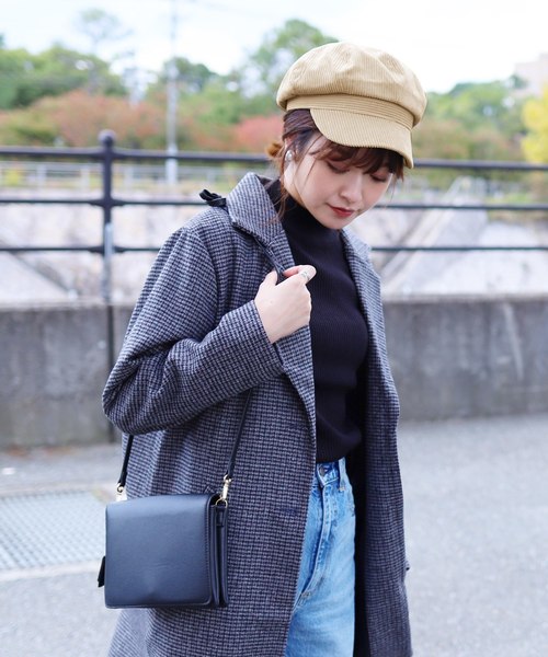 reca（レカ）の「コーデュロイキャップ（キャップ・レディース・ブラック/ベージュ/ブラウン・FREE）」の4枚目の写真