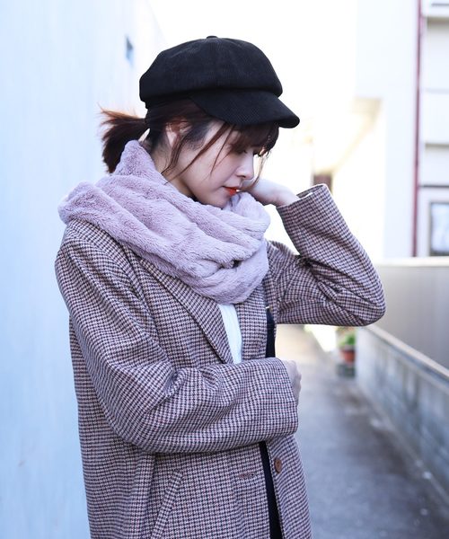 reca（レカ）の「コーデュロイキャップ（キャップ・レディース・ブラック/ベージュ/ブラウン・FREE）」の7枚目の写真