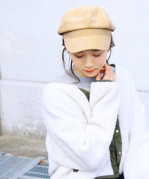 reca（レカ）の「コーデュロイキャップ（キャップ・レディース・ブラック/ベージュ/ブラウン・FREE）」の19枚目の写真