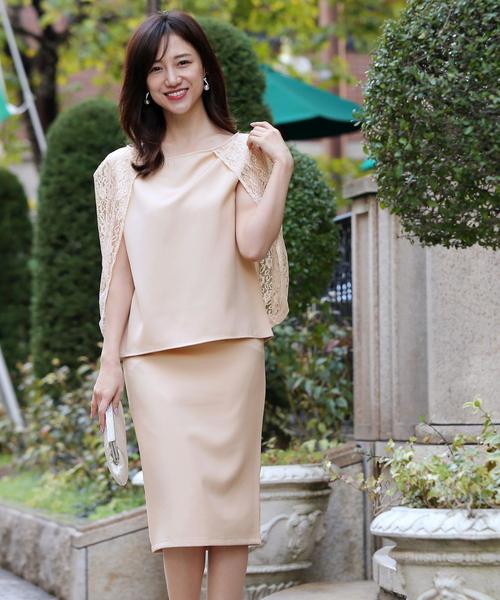 Doula Doula（ドゥーラドゥーラ）の「レースセットアップドレス（ドレス・レディース・ブラック/ベージュ/ネイビー/グレー・L/M）」の10枚目の写真