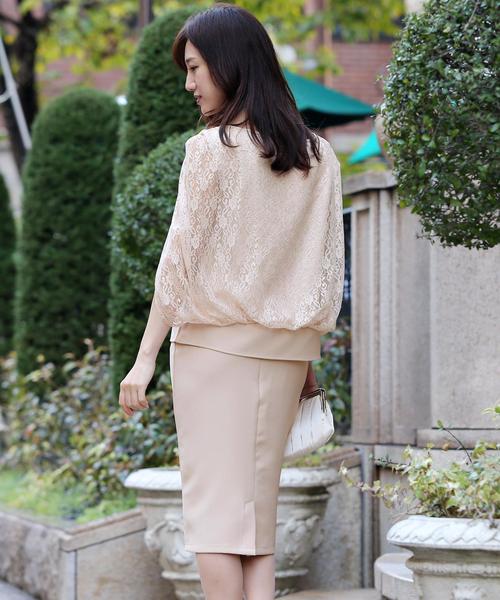 Doula Doula（ドゥーラドゥーラ）の「レースセットアップドレス（ドレス・レディース・ブラック/ベージュ/ネイビー/グレー・L/M）」の12枚目の写真