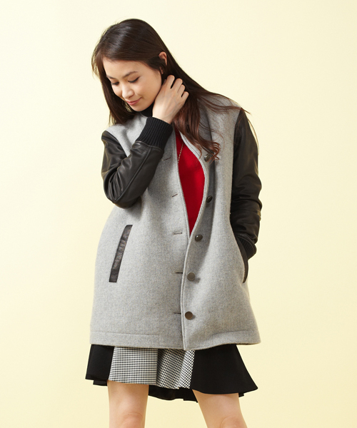 ユナイテッドアローズ　UAW W×GOAT スタジャン コート UNITED ARROWS（ユナイテッドアローズ）の「UAW W×GOAT スタジャン