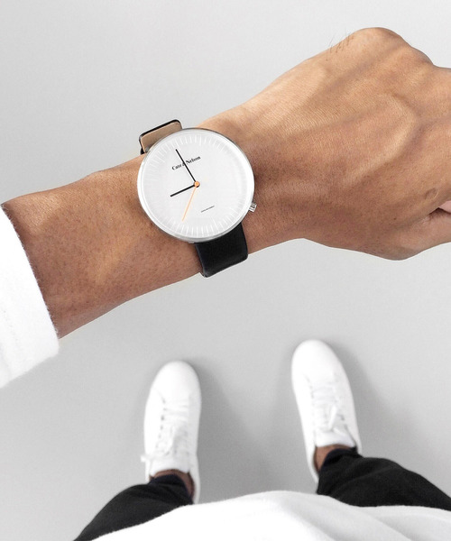 Cate&Nelson（ケイトアンドネルソン）の「〈Cate&Nelson/ケイトアンドネルソン〉COLLECTION N°16 LEATHER 40MM 38MM（アナログ腕時計・レディース・ブラック×ゴールド/ホワイト×シルバー/ホワイト×ゴールド・40/38）」の2枚目の写真