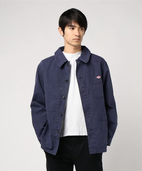 DANTON（ダントン）の「DANTON / SER MEN カバーオール ＜MEN＞（カバーオール・メンズ・オフホワイト/ブルー・42/40/38）」の2枚目の写真