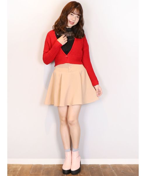 dazzlin（ダズリン）の「サイドゴアブーツ（ブーツ・レディース・ピンク/アイボリー・SMALL/MEDIUM/LARGE）」の9枚目の写真