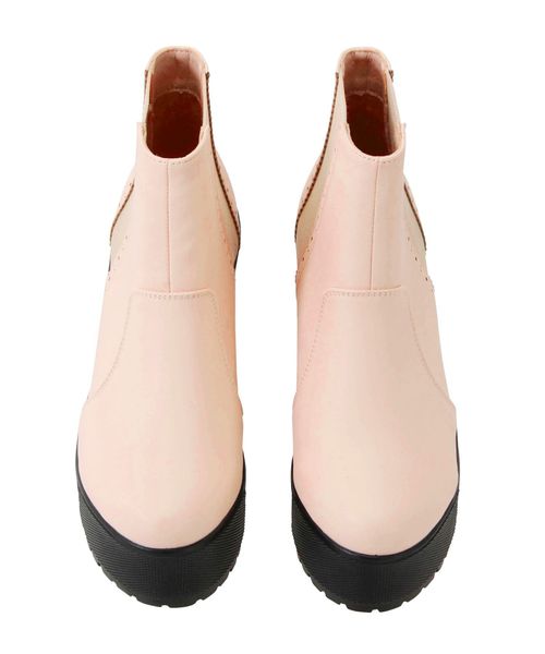 dazzlin（ダズリン）の「サイドゴアブーツ（ブーツ・レディース・ピンク/アイボリー・SMALL/MEDIUM/LARGE）」の14枚目の写真