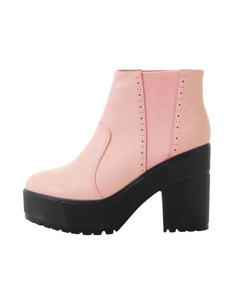 dazzlin（ダズリン）の「サイドゴアブーツ（ブーツ・レディース・ピンク/アイボリー・SMALL/MEDIUM/LARGE）」の10枚目の写真