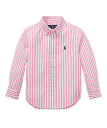 POLO RALPH LAUREN CHILDRENSWEAR | ストライプド コットン ポプリン シャツ(シャツ/ブラウス)