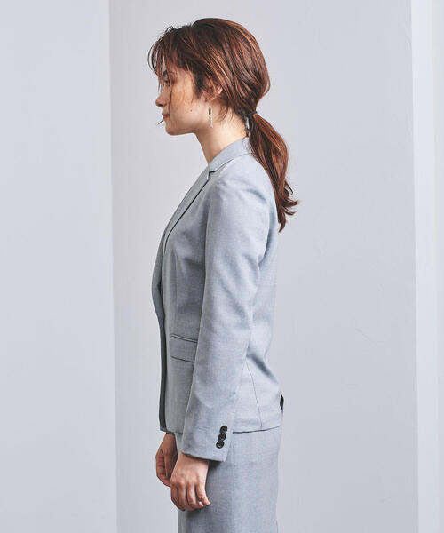 UNITED ARROWS（ユナイテッドアローズ）の「UPCB NEO-ST テーラードジャケット◆（テーラードジャケット・レディース・ライトグレー/ブラック・36/34/40/38）」の5枚目の写真