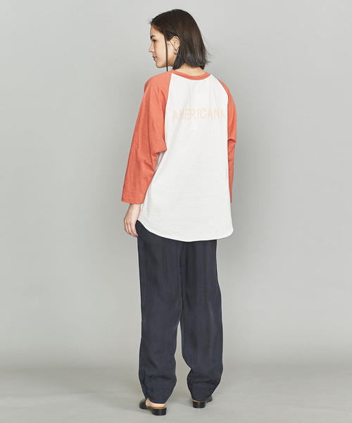 <Americana(アメリカーナ)>ベースボールTシャツ <Americana(アメリカーナ)>ベースボールTシャツ