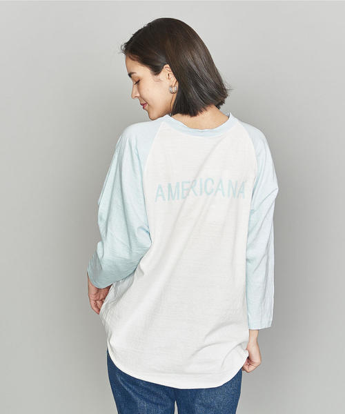 <Americana(アメリカーナ)>ベースボールTシャツ <Americana(アメリカーナ)>ベースボールTシャツ