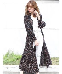 dazzlin | リトルフラワーノーカラーマキシワンピース(ワンピース)