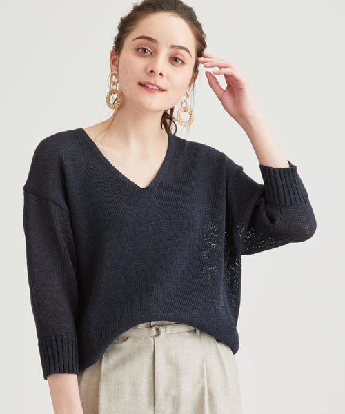 なみぽん様3点おまとめ　グリーンレーベルリラクシング　Vネックニットセーター なみぽん様3点おまとめ グリーンレーベルリラクシング Vネック