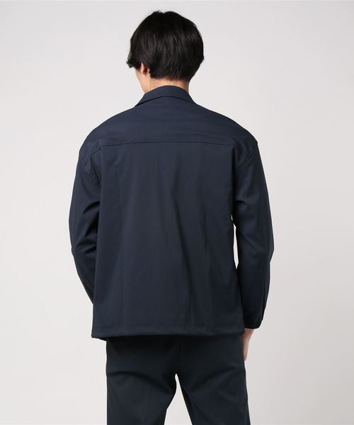 WEGO(ウィゴー)の「WEGO/DRY-MIXコーチジャケット(ブルゾン・メンズ・ブラック/ネイビー・MEDIUM/LARGE)」の4枚目の写真