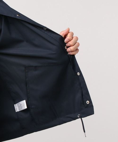 WEGO(ウィゴー)の「WEGO/DRY-MIXコーチジャケット(ブルゾン・メンズ・ブラック/ネイビー・MEDIUM/LARGE)」の5枚目の写真