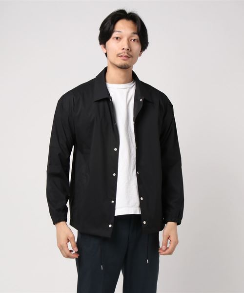 WEGO(ウィゴー)の「WEGO/DRY-MIXコーチジャケット(ブルゾン・メンズ・ブラック/ネイビー・MEDIUM/LARGE)」の19枚目の写真