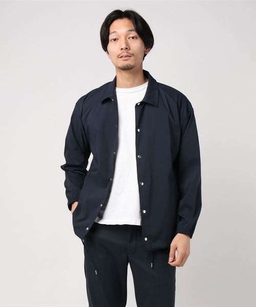 WEGO(ウィゴー)の「WEGO/DRY-MIXコーチジャケット(ブルゾン・メンズ・ブラック/ネイビー・MEDIUM/LARGE)」の20枚目の写真