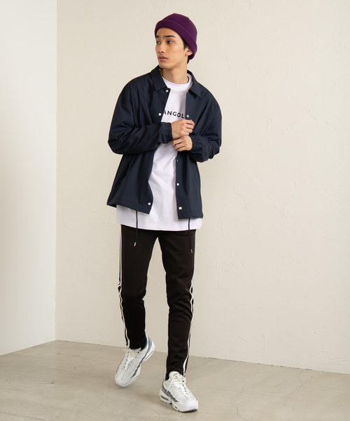 WEGO(ウィゴー)の「WEGO/DRY-MIXコーチジャケット(ブルゾン・メンズ・ブラック/ネイビー・MEDIUM/LARGE)」の11枚目の写真