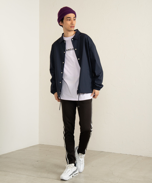 WEGO(ウィゴー)の「WEGO/DRY-MIXコーチジャケット(ブルゾン・メンズ・ブラック/ネイビー・MEDIUM/LARGE)」の12枚目の写真