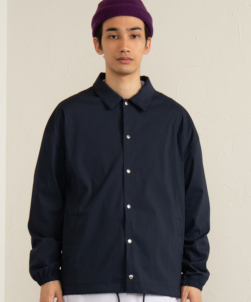 WEGO(ウィゴー)の「WEGO/DRY-MIXコーチジャケット(ブルゾン・メンズ・ブラック/ネイビー・MEDIUM/LARGE)」の15枚目の写真
