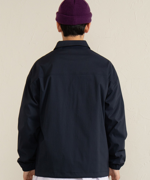 WEGO(ウィゴー)の「WEGO/DRY-MIXコーチジャケット(ブルゾン・メンズ・ブラック/ネイビー・MEDIUM/LARGE)」の17枚目の写真